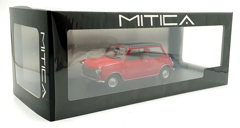 Mitica 1/18 Scale 205004-D - 1968 Innocenti Mini Cooper MK2 - Red/Black