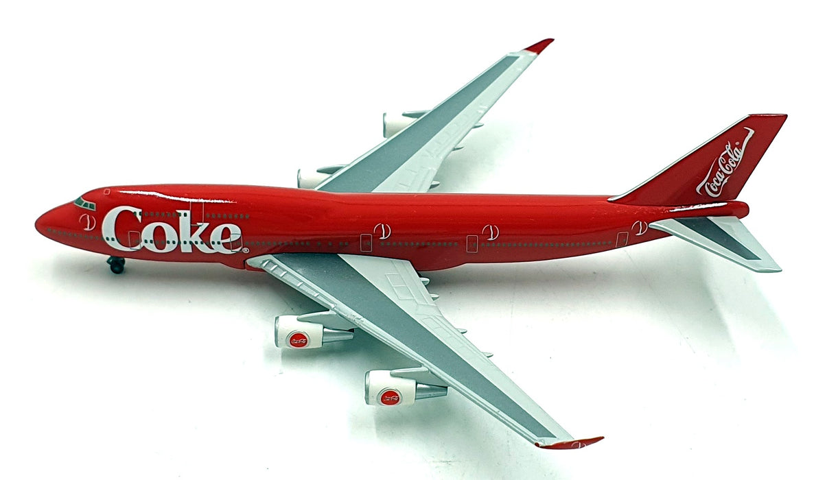 Lemke 1/500 Scale 0564 - Boeing 747-400 Aircraft - Coca-Cola