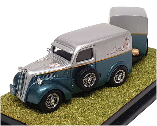 Corgi 1/43 Scale SR01 - Fordson Van & Trailer REWORKED - Met Green/Silver