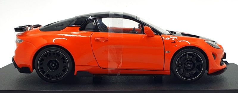 Solido 1/18 Scale Diecast S1801629 - 2024 Alpine A110 Radicale - Orange Cobalt