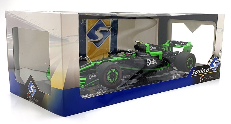 Solido 1/18 Scale Diecast S1814101 - Kick Sauber #24 F1 Team C44 Bahrain GP 2024