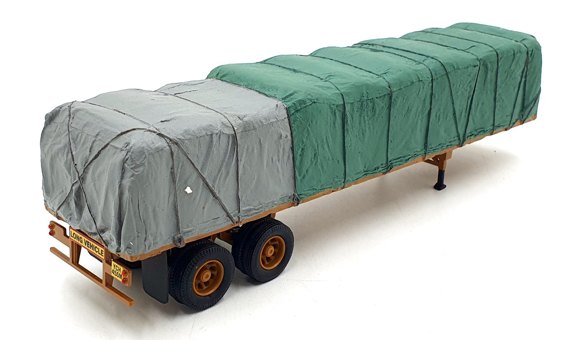 Corgi 1/50 Scale Diecast CC12603 - Scammell Crusader Sheeted Flat Trailer - BRS