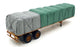 Corgi 1/50 Scale Diecast CC12603 - Scammell Crusader Sheeted Flat Trailer - BRS