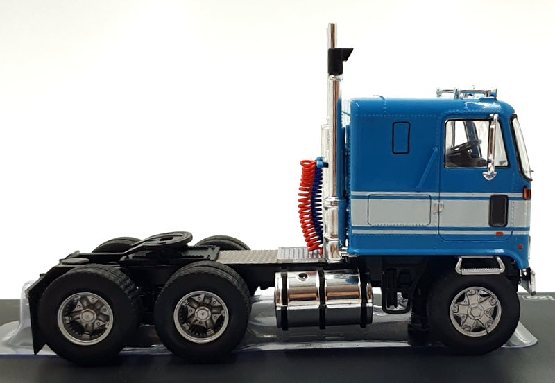 Ixo 1/43 Scale TR213.22 - 1970 GMC Astro 95 Truck - Blue/White