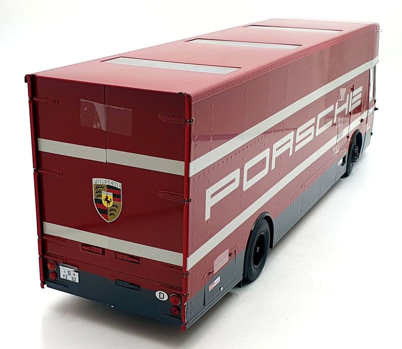 Schuco 1/18 Scale 45 003 2300 - Mercedes-Benz Renntransporter Porsche Racing