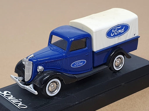 Solido 1/43 Scale Diecast 4441 - Ford V8 Pick-Up Truck - Blue/White