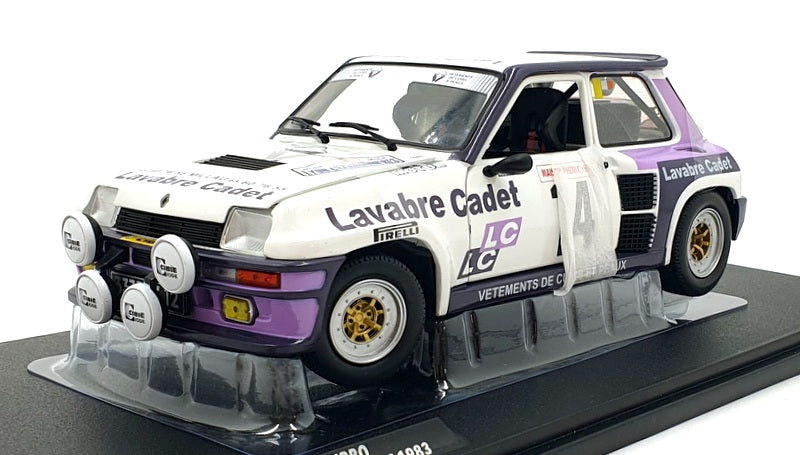 Solido 1/18 Scale Diecast S1801313 - Renault 5 Turbo #14 Lyon Charbbonnieres '83