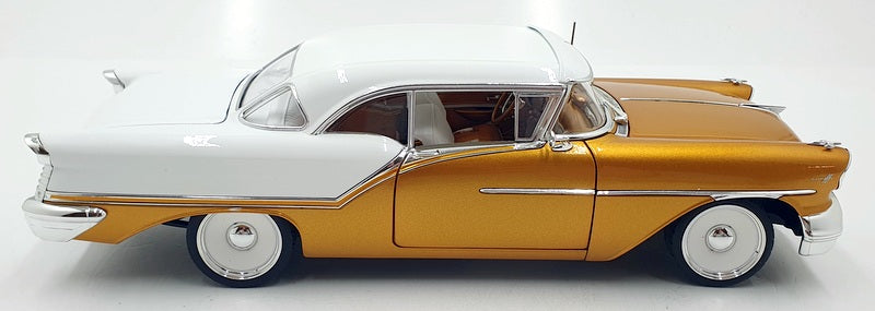 Acme 1/18 Scale Diecast A1808006 - 1957 Oldsmobile Super 88 - Gold/White