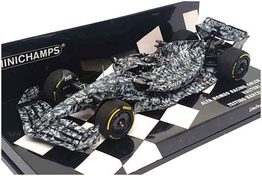 Minichamps 1/43 Scale 417 229977 F1 Alfa Romeo C42 Testing Barcelona 2022 Bottas