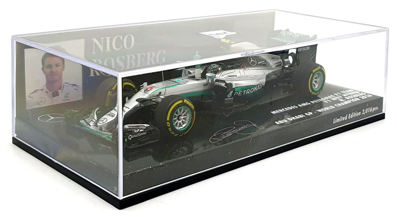 Minichamps 1/43 Scale 417 160706 Mercedes AMG Petronas F1 #6 W07 Hybrid WC 2016