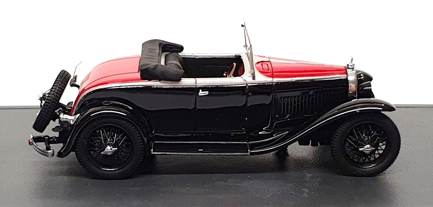 Matrix 1/43 Scale MX40205-021 - 1929 Bugatti Type 40 Roadster - Red/Black