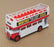 Corgi 12cm Long Diecast D599 - AEC Open Top Bus - White/Red