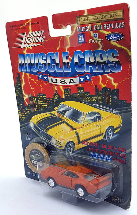 Johnny Lightning 1/64 Scale 200-180 - Muscle Cars 1969 Oldsmobile 442 - Orange