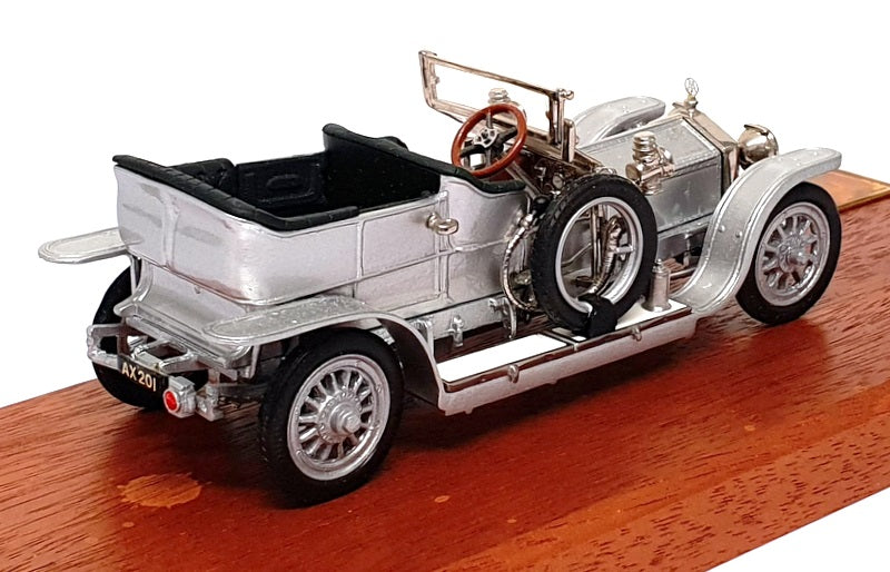 Top Marques 1/43 Scale RR2 - 1907 Rolls Royce 40/50 HP Silver Ghost - Silver