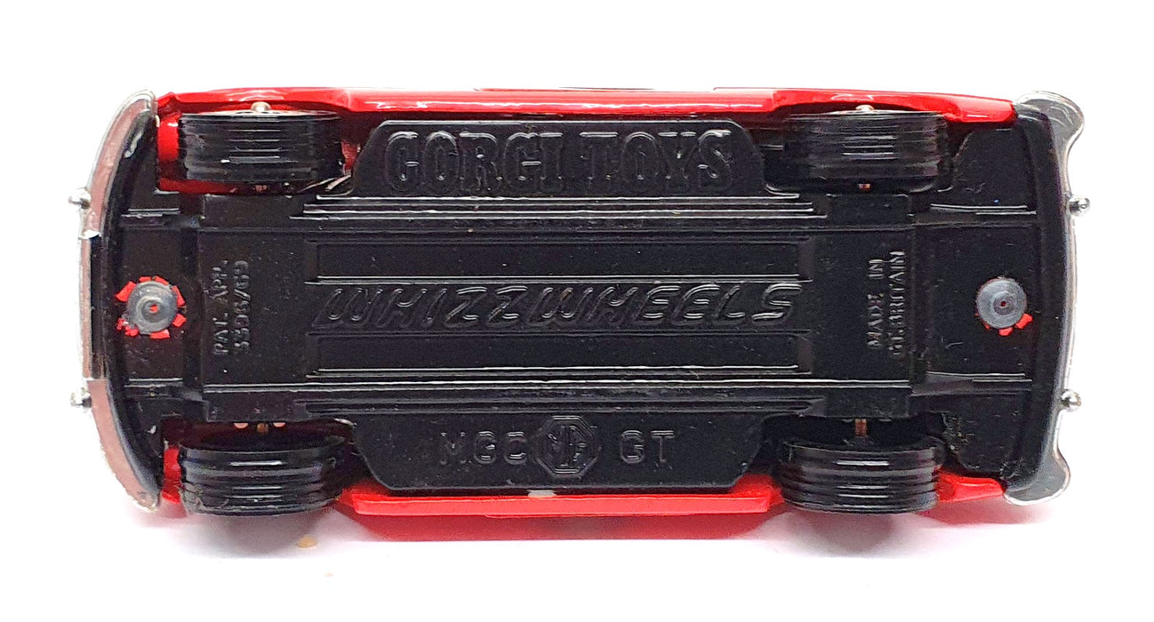 Corgi Toys Original Diecast 378 - MGC GT Competition Model #6 - Red