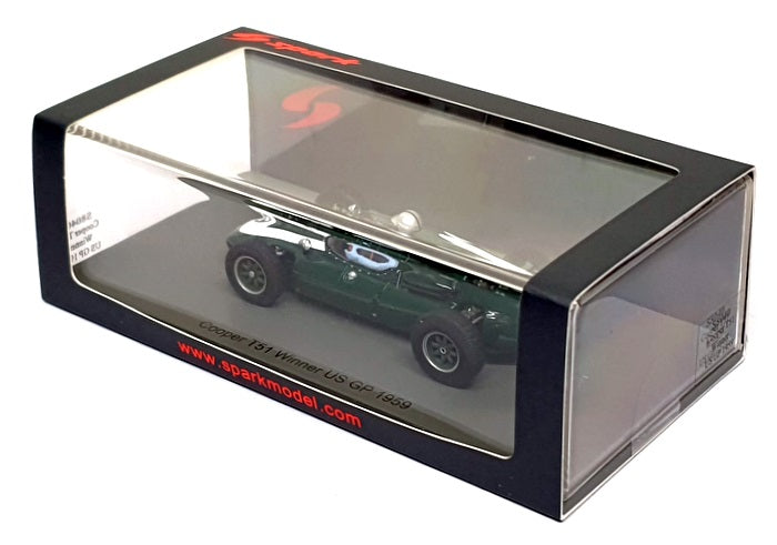 Spark 1/43 Scale S8040 - F1 Cooper T51 #9 Winner US GP 1959 Bruce McLaren