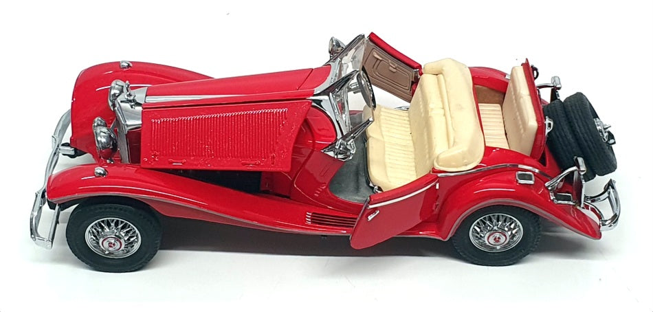 Franklin Mint 1/24 Scale FM500KR - Mercedes 500K Special Roadster - Red