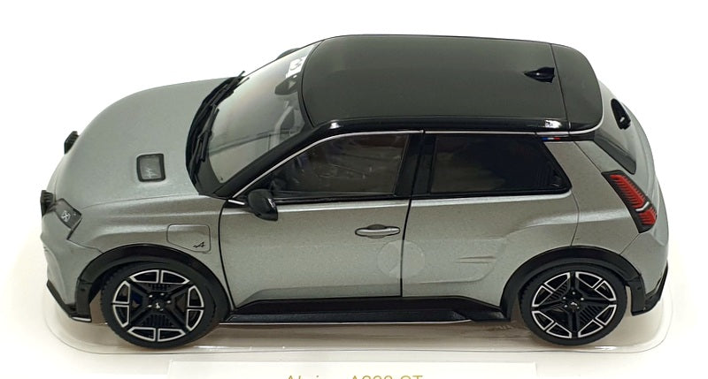 Norev 1/18 Scale Diecast 185451 - 2025 Alpine A290 GT - Grey/Black