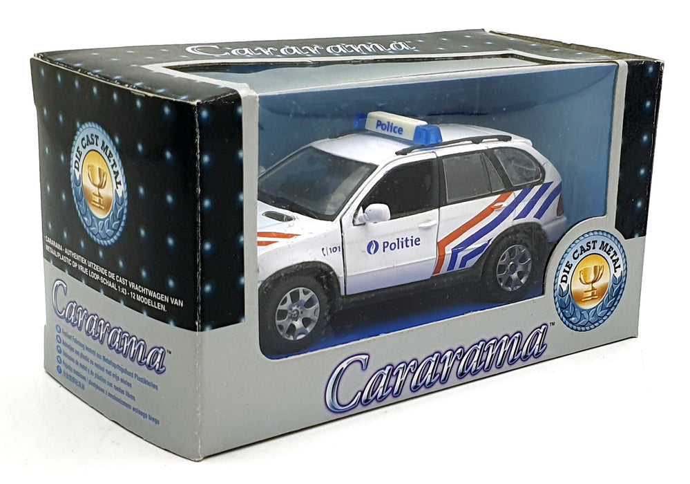 Cararama 1/43 Scale 200226A - BMW Police Car - White