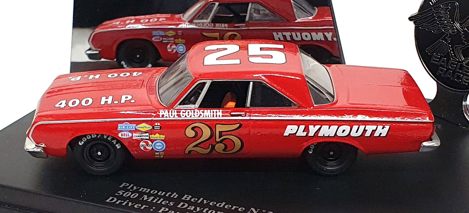 Eagle Collectibles 1/43 Scale 1456 - Plymouth Belvedere #25 500m Daytona 1964