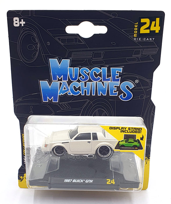 Muscle Machines 1/64 Scale 15526 - 1987 Buick GNX - Pearl