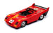 Norev Jet-Car 1/43 Scale Diecast 835 - Ferrari 008 Race Car #3 - Red