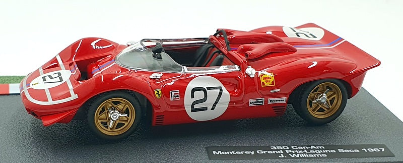 Altaya 1/43 Scale 30424G - Ferrari 350 Can-Am #27 Laguna Seca 1967 - Red