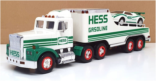 Hess Appx 30cm Long HES05 - Toy Truck & Racer With Lights - White/Green