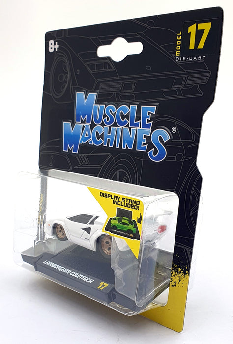 Muscle Machines 1/64 Scale 15526 - Lamborghini Countach - White