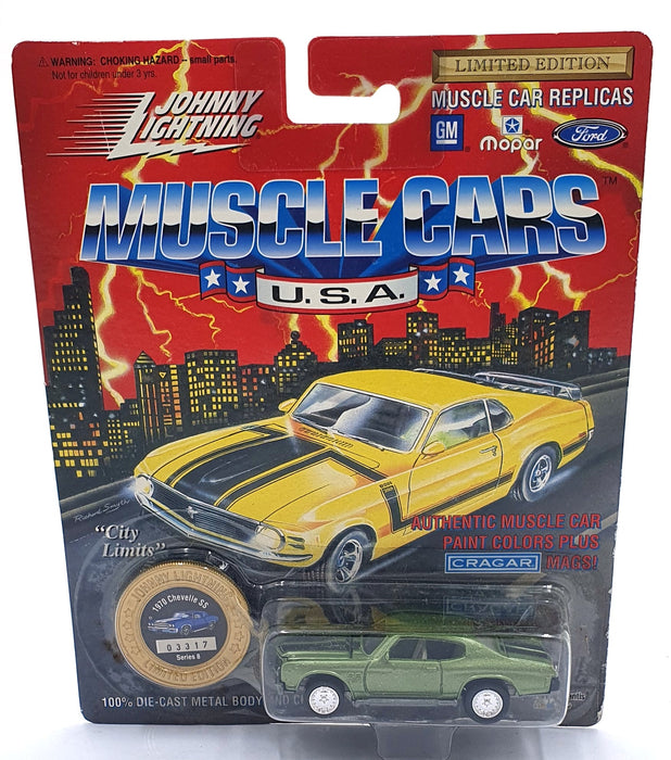 Johnny Lightning 1/64 Scale 200-180 - Muscle Cars 1970 Chevelle SS - Dark Green