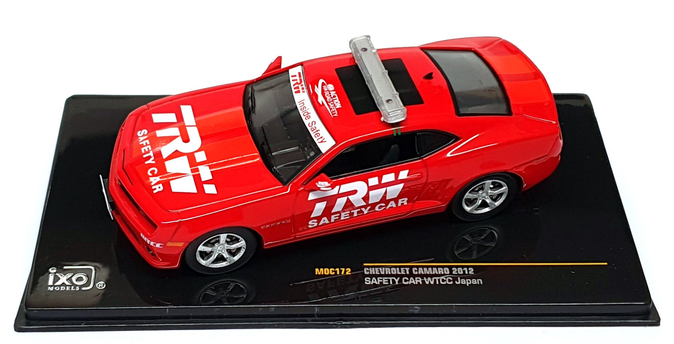 Ixo 1/43 Scale MOC172 - 2012 Chevrolet Camaro Safety Car WTCC Japan - Red