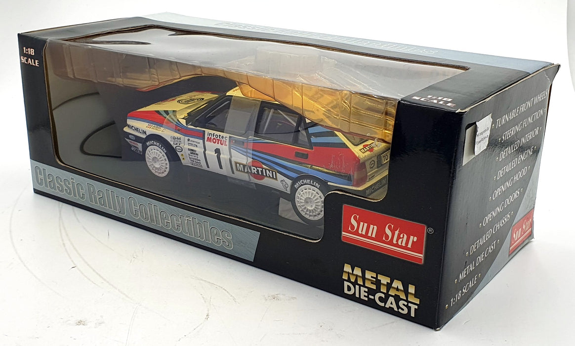 Sun Star 1/18 Scale 3112 - Lancia Delta HF Intergrale 8V 1989 TDC #1 Auriol