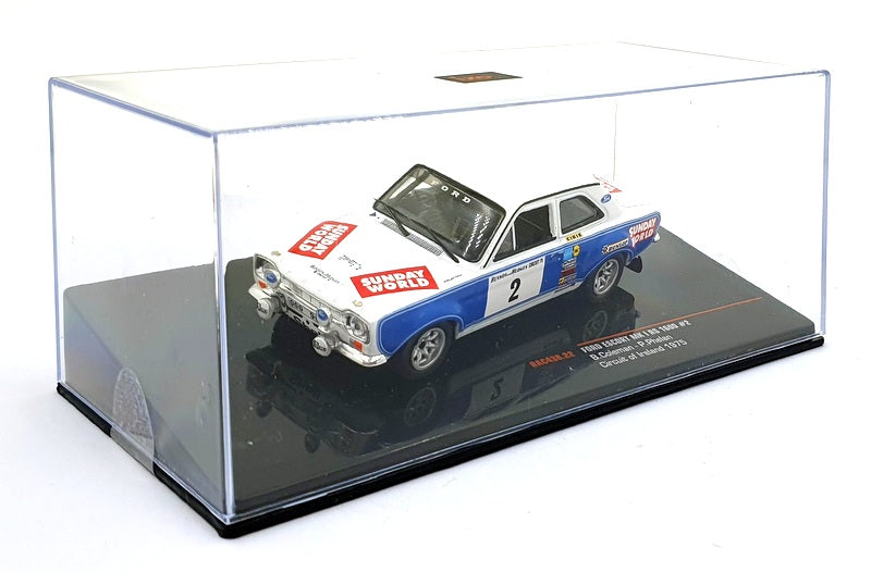 Ixo 1/43 Scale RAC438.22 - Ford Escort MK I RS 1600 #2 Circuit of Ireland 1975