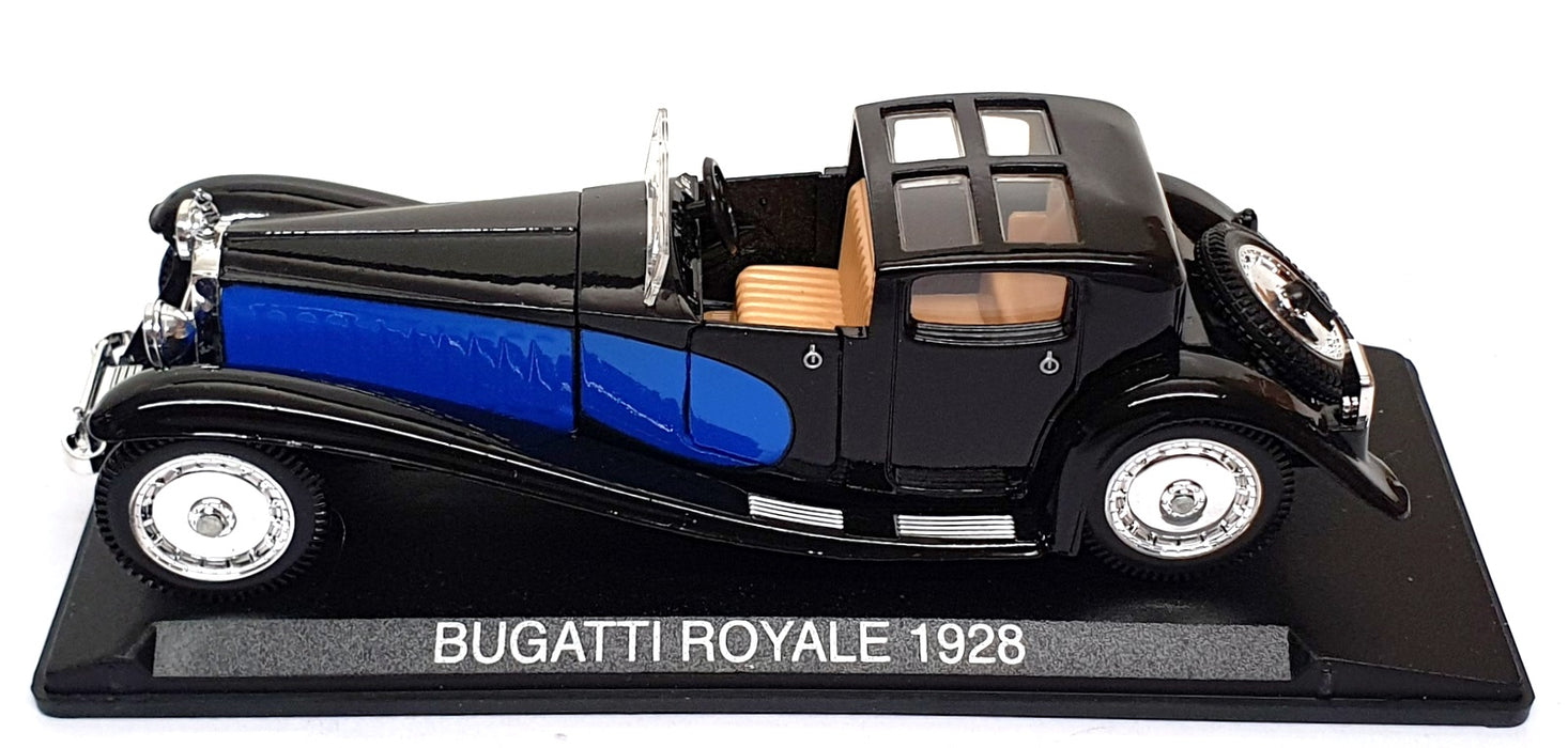 Atlas Editions 1/43 Scale 190369 - 1928 Bugatti Royale - Black/Blue