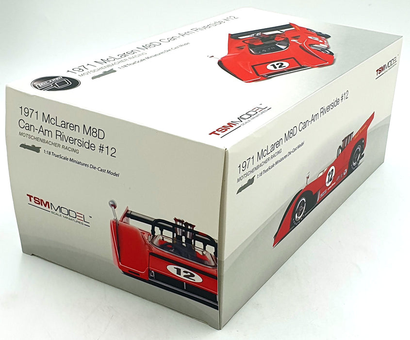 TSM 1/18 Scale TSM121803 - McLaren M8D Can-Am Riverside #12 1971