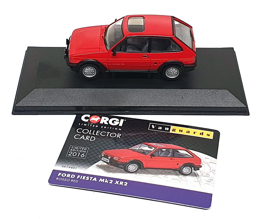 Vanguards 1/43 Scale VA14401 - Ford Fiesta Mk2 XR2 - Rosso Red