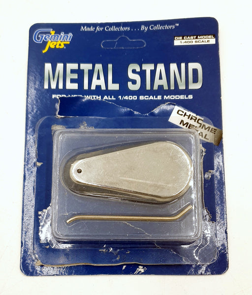 Gemini Jets GJSTD777 - 1/400 Scale Aircraft Chrome Metal Display Stand