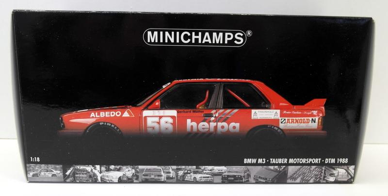 Minichamps 1/18 Scale 180 882056 - BMW M3 DTM 1988 Tuber Motorsport