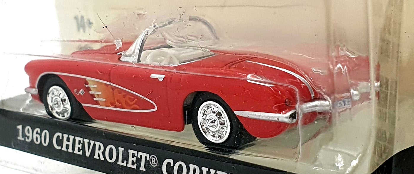 Greenlight 1/64 Scale 44940-B - 1960 Chevrolet Corvette - Red