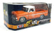 Motor Max 1/24 Scale 79034 - 1966 Chevvy C10 Fleetside Pickup - Orange/White