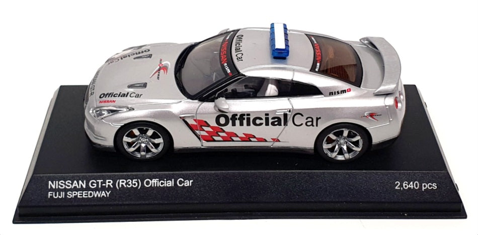 Corgi 1/43 Scale 03741PF - Nissan GT-R (R35) Official Car Fuji Speedway - Silver