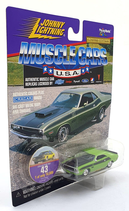 Johnny Lightning 1/64 Scale 203-02 Muscle USA 1970 Dodge Challenger T/A #43