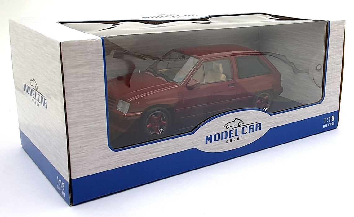 Model Car Group 1/18 Scale MCG18433 - Opel Corsa A Custom - Dark Red