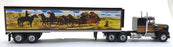 Big Rig Replicas 1/43 Scale 43-0445 1974 Kenworth W900A with trailer - Wild West