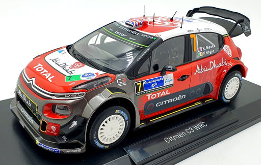 Norev 1/18 Diecast 181632 - Citroen C3 WRC Mexico 2017 K.Meeke #7