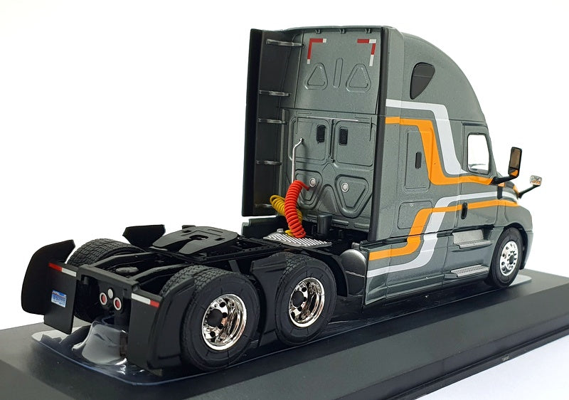 Ixo 1/43 Scale TR211.22 - 2018 Freightliner Cascadia Truck - Grey/Orange/White
