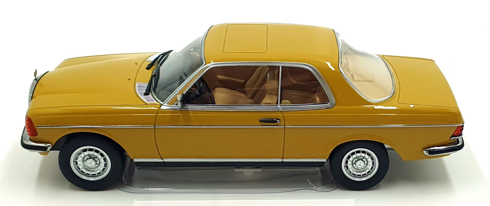 Norev 1/18 Scale Diecast 183985 1980 Mercedes-Benz 280 CE - Sahara Yellow