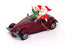 Maisto 1/38 Scale Diecast TD99903 - Christmas Plymouth Prowler - Bordeux