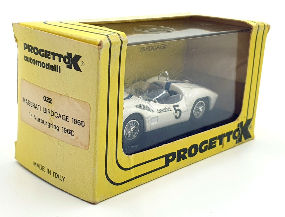 ProgettoK 1/43 Scale 022 - Maserati T61 Birdcage 1st #5 Nurburgring 1960