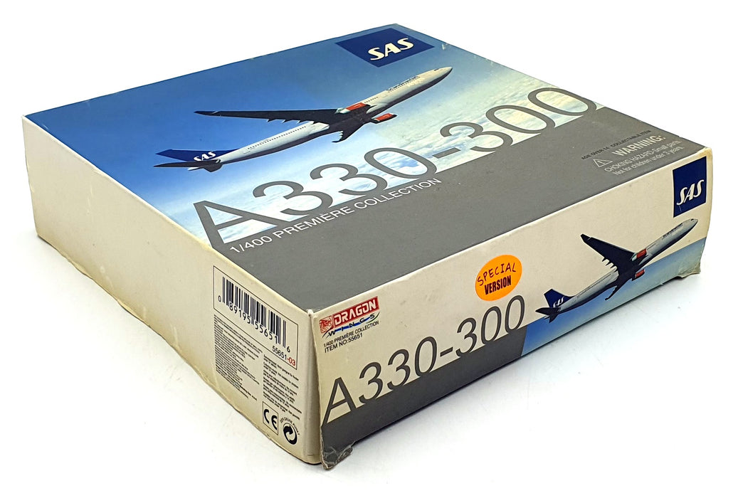 Dragon Models 1/400 Scale 556551-03 - Airbus A330-300 SAS Aircraft